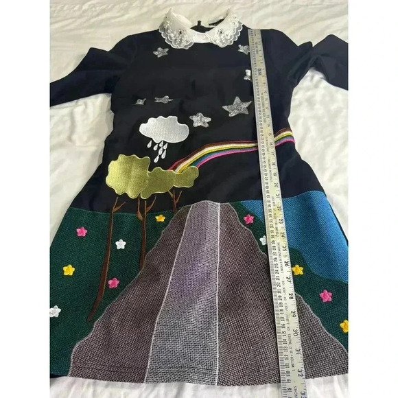 Rainbow Collar Mini Dress - Picture 5 of 12